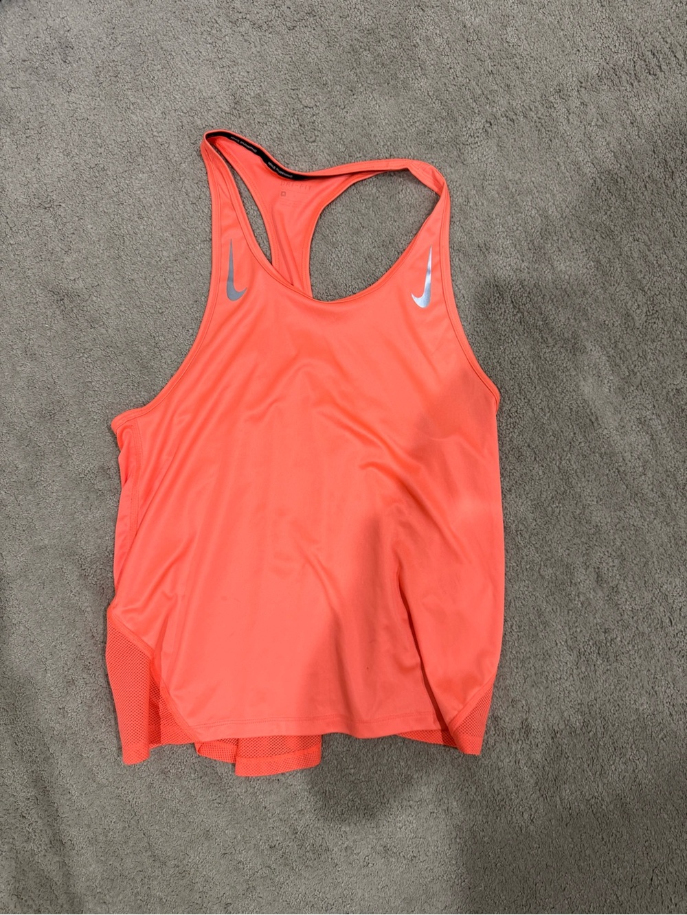 Nike Women’s Coral Racerback Swim Tank with Reflective Swoosh